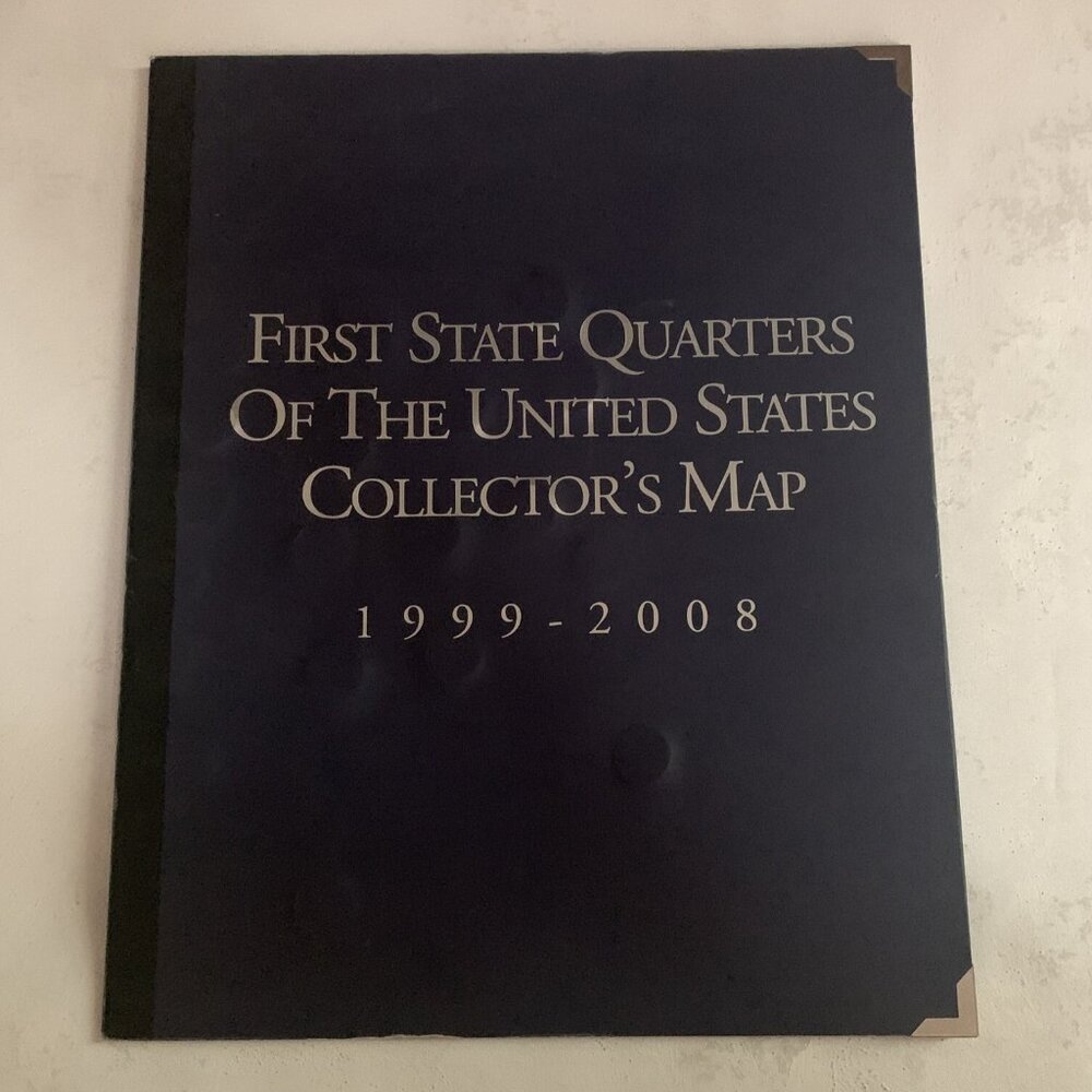 First State Quarters Collectors Map Includes All The Quarters‎